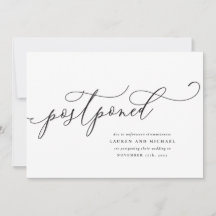 Bloeiend Schrift Uitgesteld Wijzig de Datum