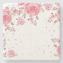 bloeiend stenen onderzetter