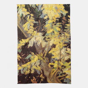 Bloeiende Acacia Takken door Vincent van Gogh Theedoek