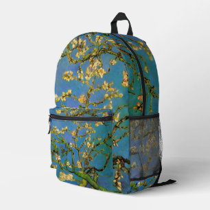 Bloeiende amandelboom door Vincent van Gogh Bedrukte Rugzak