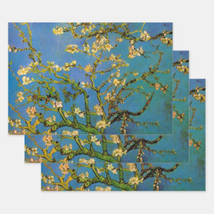Bloeiende amandelboom door Vincent van Gogh Inpakpapier Vel