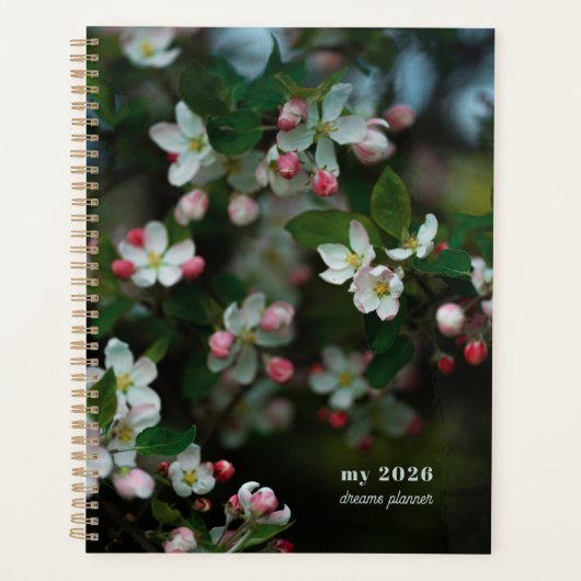 Bloeiende appelboom planner (Voorkant)