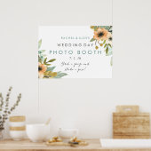 Bloeiende Aquarel Fotocabine Poster (Keuken)