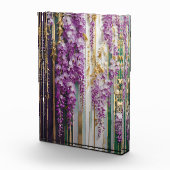 Bloeiende behang Violet Gold Wisteria Fotoblokken (Rechts)