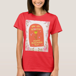 Bloeiende bevestiging T-shirt
