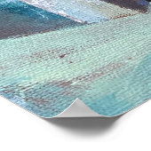 Bloeiende Bloemen Canvas Art Poster (Hoek)