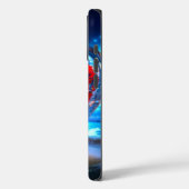 Bloeiende Bloemen Hart Kristal Case-Mate iPhone Case (Achterkant / Links)