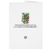 bloeiende bloemen, Rozen van de lentuin (Achterkant)