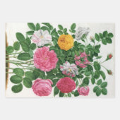 bloeiende bloemen, Rozen van de lentuin Inpakpapier Vel (Voorkant)