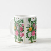 bloeiende bloemen, Rozen van de lentuin Koffiemok (Voorkant links)