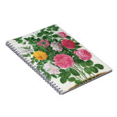  bloeiende bloemen, Rozen van de lentuin Notitieboek (Rechterzijde)