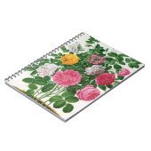  bloeiende bloemen, Rozen van de lentuin Notitieboek (Linkerzijde)