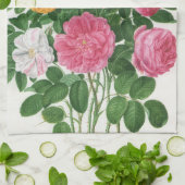  bloeiende bloemen, Rozen van de lentuin Theedoek (Gevouwen)