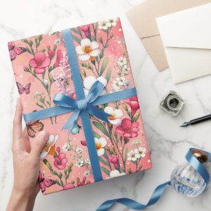 Bloeiende Bloementuin Cadeaupapier