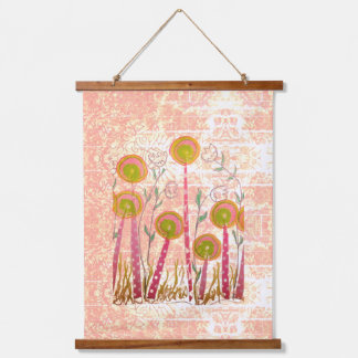 Bloeiende Blush Lollypop Hangend Wandkleed