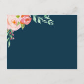 Bloeiende Botanicals | Trouwontvangstkaart Informatiekaartje (Achterkant)