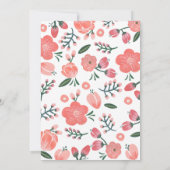 Bloeiende botanische producten | uitnodiging tot b (Achterkant)