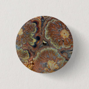 Bloeiende Buis Onyx Ronde Button 3,2 Cm
