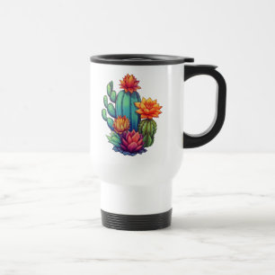 bloeiende cactus reisbeker