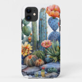 Bloeiende cactussen en vetplanten Case-Mate iPhone case (Achterkant)