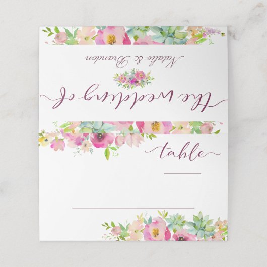 Bloeiende Chic Bloemstuk Stoel Huwelijk Tafel Numm (Buitenkant ongevouwen)