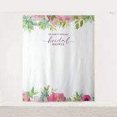 Bloeiende Chic Trouwfeest Foto Prop Achtergrond Wandkleed (Voorkant)