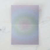 Bloeiende de verjaardagskaart van de Regenboog Kaart (Binnen)
