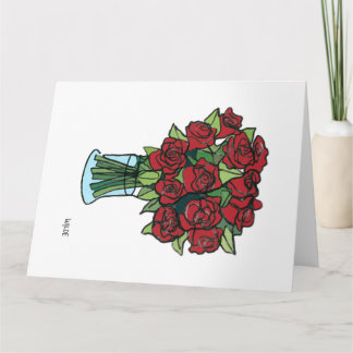 Bloeiende doorlopende lijn van een origineel schil kaart