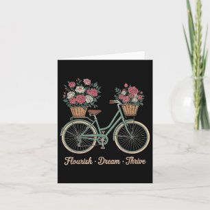 Bloeiende droom gedijen Bloemen Kaart