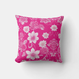 Bloeiende Elegantie: Bloemen Sierkussen