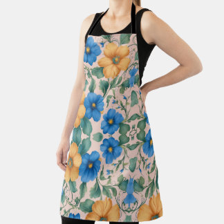 Bloeiende elegantie: Floral Design Schort
