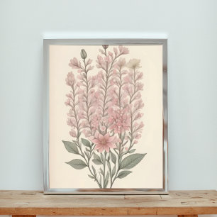 bloeiende elegantie foto afdruk