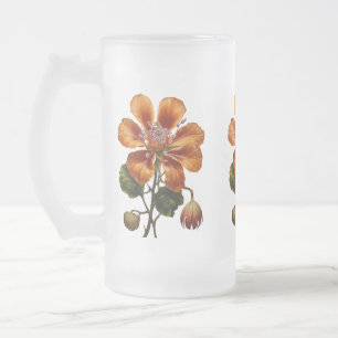 Bloeiende Frosted Glass Mok - 16 oz