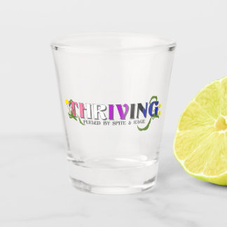 Bloeiende Genderfluïde Trots Shot Glas
