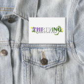 Bloeiende Genderqueer Pride Button (Insitu)