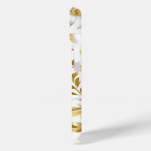 Bloeiende gouden bloemtak op witte achtergrond Case-Mate iPhone case (Achterkant / Links)