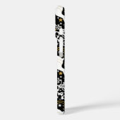 Bloeiende gouden kerst bloemenhert Case-Mate iPhone case (Achterkant / Links)