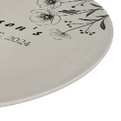 Bloeiende herinneringen snijplank (Hoek)