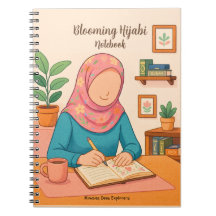 Bloeiende Hijabi Notitieboek