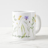 Bloeiende inspiratie extra grote beker (Voorkant rechts)