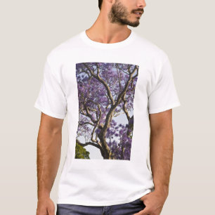 Bloeiende Jacaranda-bomen in New Farm Park, T-shirt