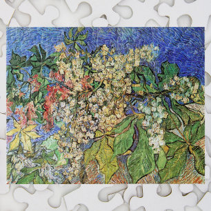 Bloeiende Kastanje Takken door Vincent van Gogh Legpuzzel