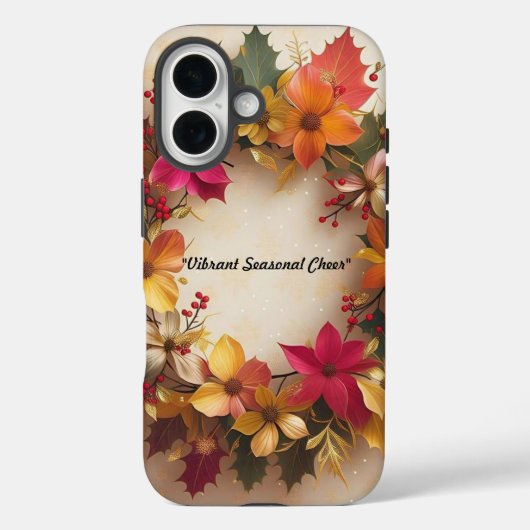 Bloeiende kerstvreugde Case-Mate iPhone case (Achterkant)