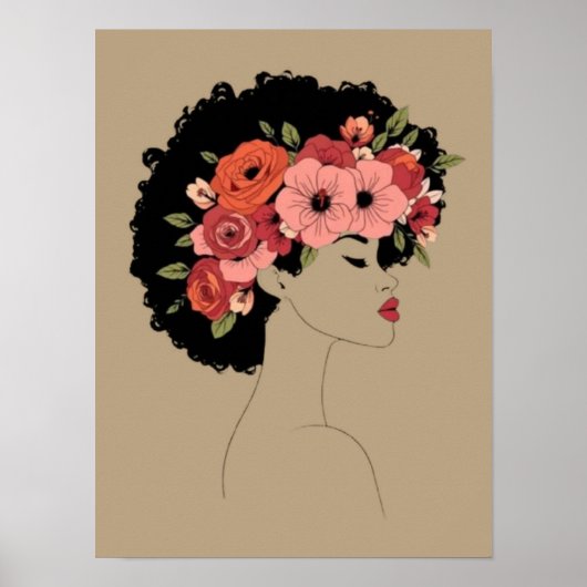 Bloeiende Kroon Poster (Voorkant)