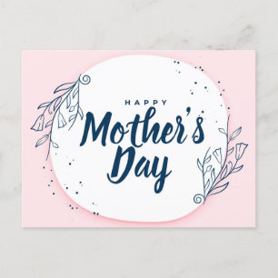 Bloeiende Liefde: Moederdag Floral Kaart Design