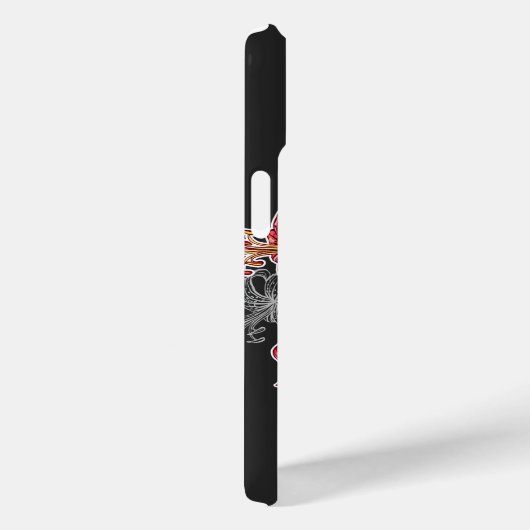 Bloeiende Lily Flower Collage Case-Mate iPhone Case (Achterkant / Rechts)