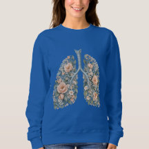 Bloeiende Longen Vrouwen Dokter Winter Sweatshirt