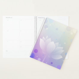 Bloeiende Lotus Hardcover Dagplanner Planner