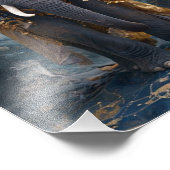 bloeiende olifant foto afdruk (Hoek)