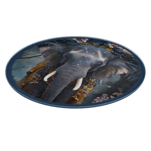 bloeiende olifant snijplank (Hoek)